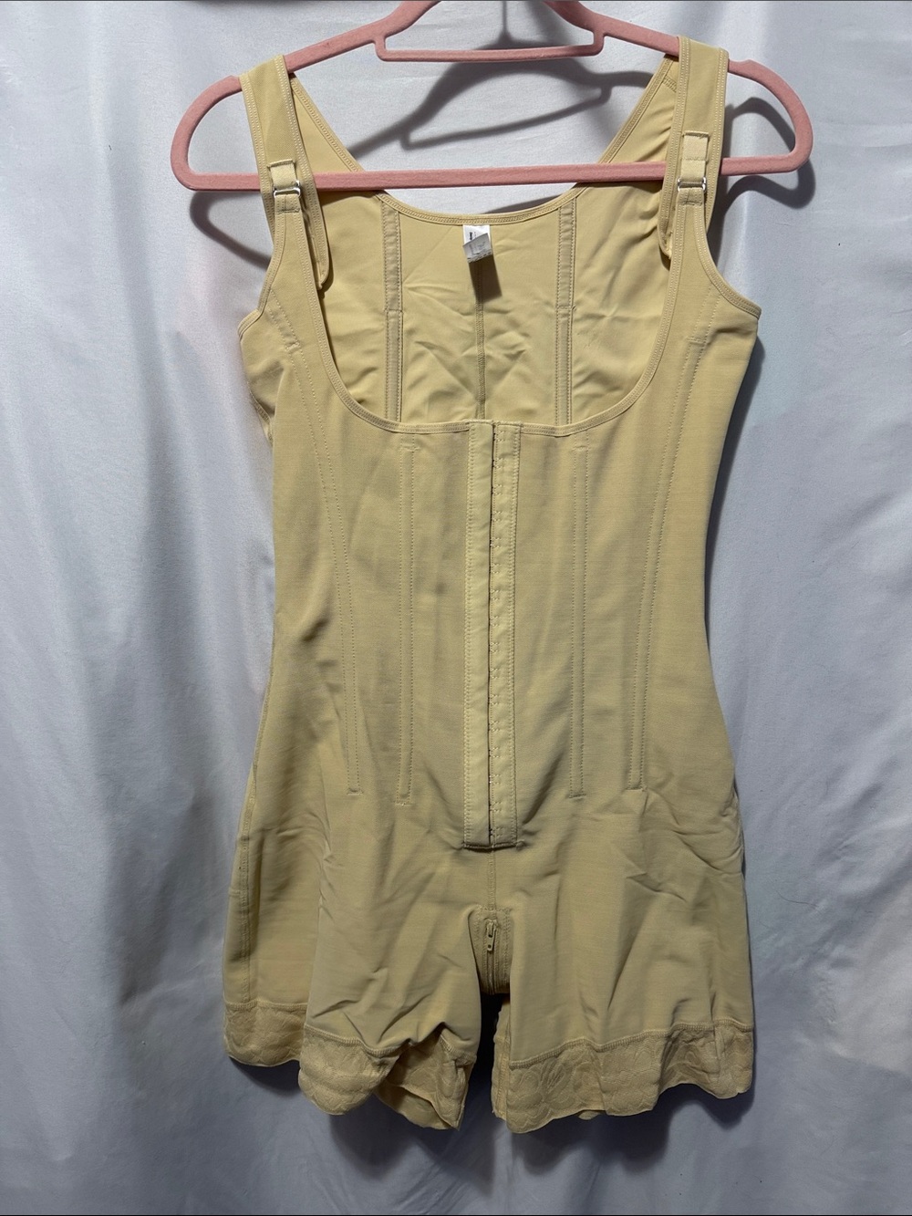 Women’s Full-Body Shapewear Bodysuit in Cream - Supportive Smoothing Fit